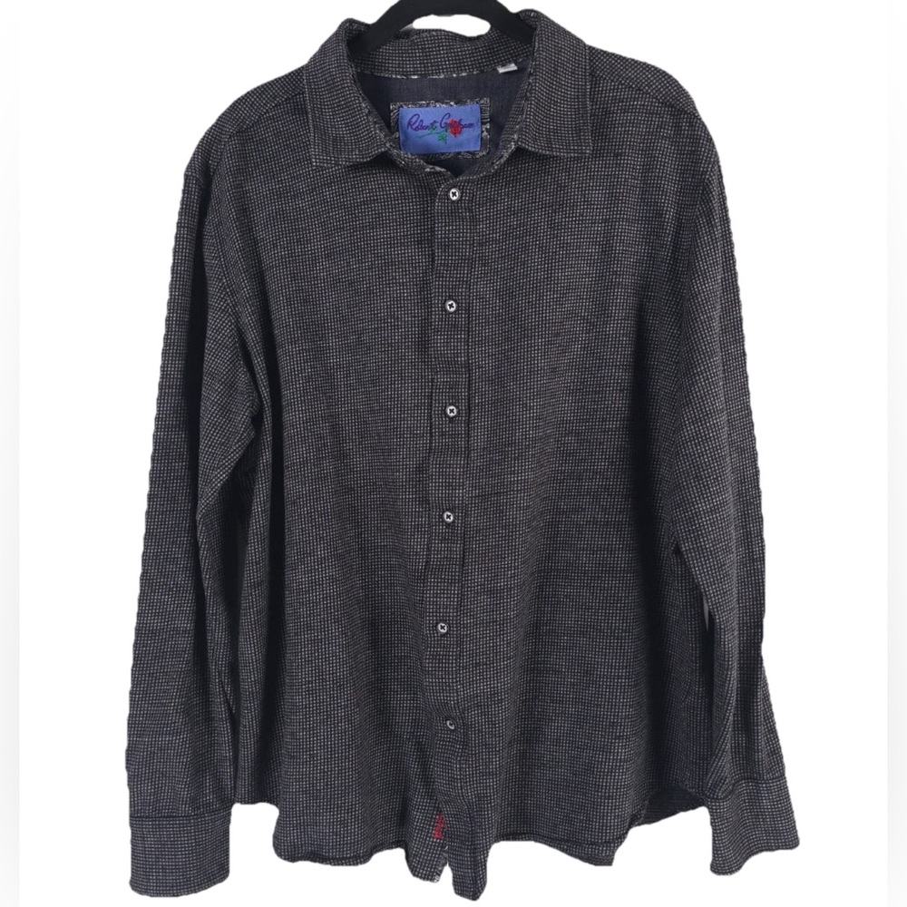 ROBERT GRAHAM CLASSIC FIT Knowledge Wisdom Truth LS Gingham Button‎ Shirt MEDIUM